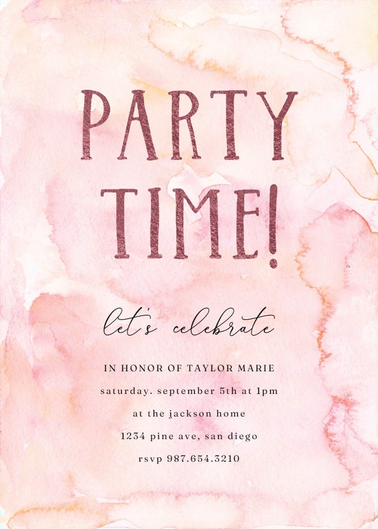 Party Invitation Templates Free Greetings Island
